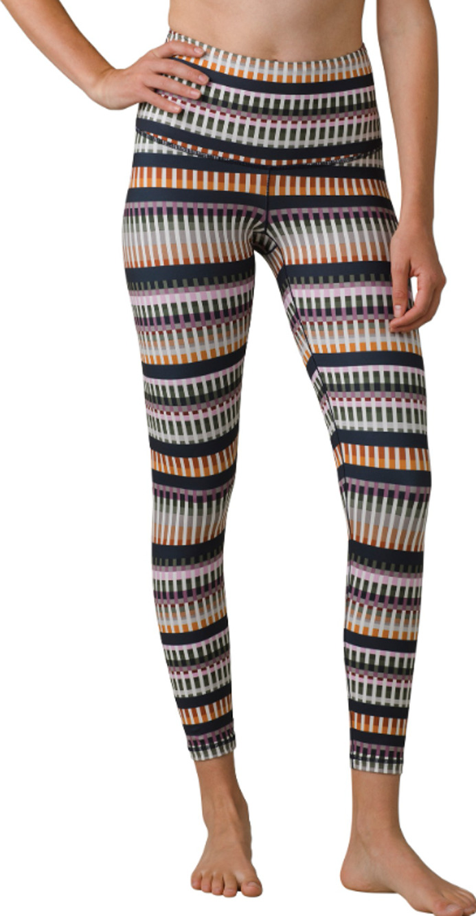 prAna Womens Kimble 7/8 Athletic Leggings XS Green Blue Multi Print Tivoli NWT